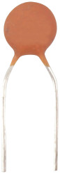 Kondensator ceramiczny, 39 pF, 100 V, RM 2,54 mm, +5