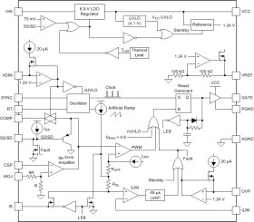 Automotive N-channel controller for dimmable LED Drives with Low-side current sense