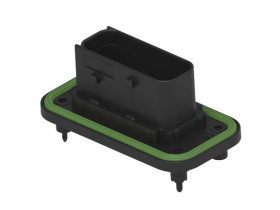 Wtyk PCB 18-pinowe raster: 6mm 2-rzędowe TE Connectivity Montaż na panelu Żeński 20A