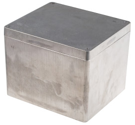 Obudowa Aluminium odlewane szerokość zew. 230 mm długość zew. 200 mm wys. zew. 180 mm RS PRO IP66 Srebrny