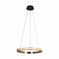 Lampa wisząca MURIEL kolor francuskie złoto/czarny metal/szkło, LED 7100 Lm 3000K IP20 MD4996-1-3GBD Zuma Line