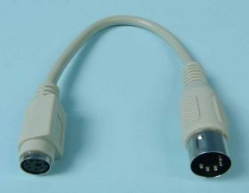 PRZEJ.WT.DIN5-&gt;GN.PS/2 DO KLAW.KABEL 15c