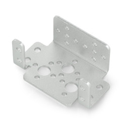 Aluminiowy uchwyt do serwa Feetech FK-MB-001 - srebrny