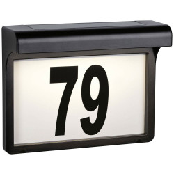 Paulmann 95388 Solar House Numbers 0.05W Warm White Auto On-Off Black