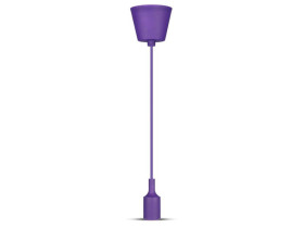 VT-7228 Lampa wisząca trzonek: E27 purpurowy 3483 V-TAC