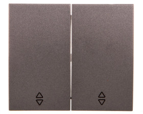 Thea Blu Łącznik Schodowy Podwójny, Kolor Grafit, Plakietka / Wbtr0011-5dg