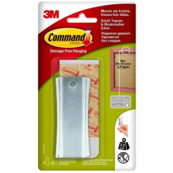 Haczyk do wieszania obrazów / ramek metalowy srebrny 2,2kg 3M COMMAND