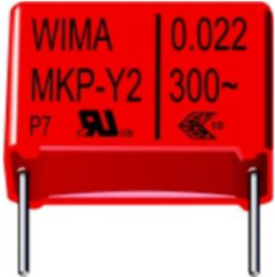 MKP suppression capacitor, 3300 pF, ±20 %, 300 V (AC), PP, 10 mm, MKY22W13303D00MSSD
