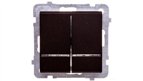 Sonata Łącznik Świecznikowy Z Podświetleniem Czekoladowy Metalik Łp-2Rs/M/40