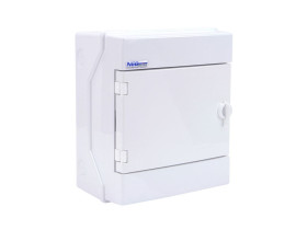 Rozdzielnica hermetyczna PV 1000V DC 1x6 natynkowa IP65 IK07 drzwi białe RH-6/B 36.3 ELEKTRO-PLAST