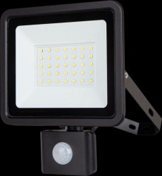 2707616030 LED floodlight, 30 W, 2550 lm, 6500 K, IP44, sensor, anthracite