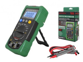 Miernik uniwersalny z automatyczną zmianą zakresów, detektor napięcia 1999 V, A, om, temp NCV MS-8233E