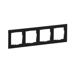 SUNO Ramka czterokrotna czarna 721524