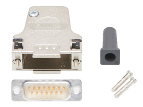 Osłona tylna 15-pinowe Osłona złącza D-Sub do Złącza D-Sub FCT from Molex