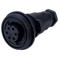 Bulgin PX0740S Buccaneer In Line Socket 6 Pole
