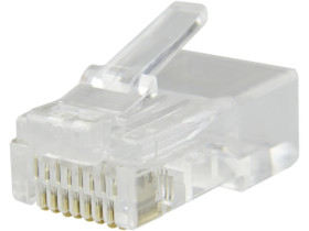 Wtyk modularny RJ45 8P8C kat.6 nieekranowany UTP drut NEKU /woreczek 100szt./