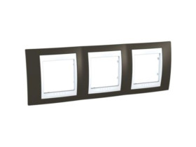 UNICA PLUS Ramka 3 potrójna pozioma umbra kakaowa MGU6.006.871 SCHNEIDER ELECTRIC