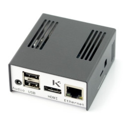 Obudowa do NanoPi M1 Plus - metalowa czarno-biała