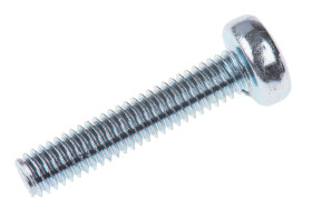 Śruby maszynowe M4 łeb z łbem walcowym soczewkowym Stalowe długość 20.0mm skok 0.70mm