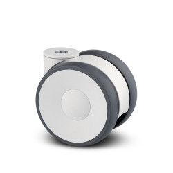 Koło samonastawne średnica kabla 75mm Tente 90kg wysokość całkowita 78mm