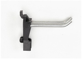 Hak podwójny raaco 110747 (D x S x W) 27 x 79 x 60 mm 3 szt.