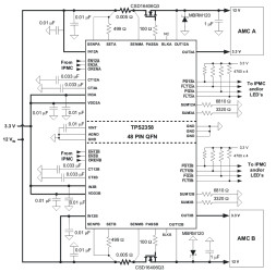 8.5-V to 15-V dual channel hot swap controller with Oring