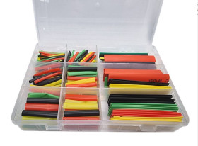 KOMPLET RUREK TERMOKURCZLIWYCH KOLOROWYCH 328 SZTUK W PUDEŁKU (RURKI-12299)