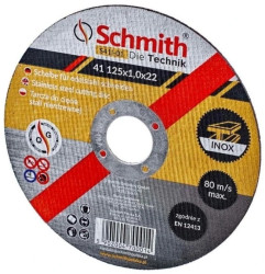 Tarcza do cięcia stali nierdzewnej INOX 125x1,0 Schmith