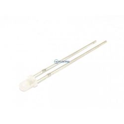 dioda LED 3mm 2-kolorowa czerwony/zielony matowa.