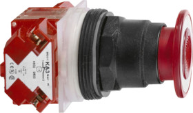 Pushbutton, 1 Form B (N/C), waistband round, mounting Ø 30 mm, 9001SKR9RH6