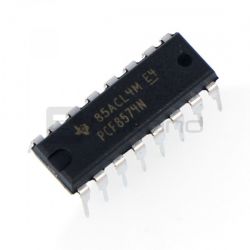 PCF8574N - ekspander wyprowadzeń mikrokontrolera