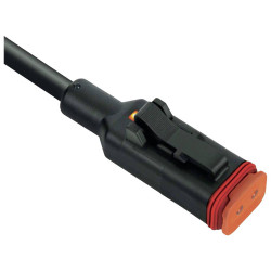 L&#xFC;tze 709442.1000 DT06-2S Solenoid Connector with Circuit&#x2B;LED 10m Cable