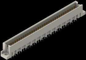 119-40074 Male connector Q - 64-pin, 2.54 mm, solder