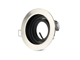 VT-781 Oczko halogenowe Spot trzonek: GU10 okrągła satyna 3596 V-TAC