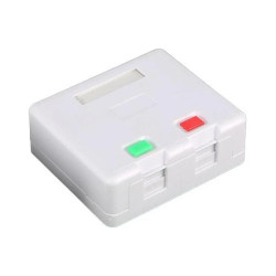 Gniazdo natynkowe keystone 2xRJ45 niewyposażone