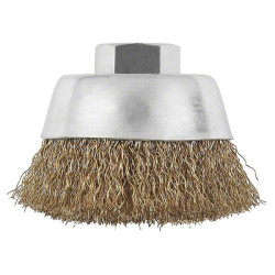 Bosch 1608614020 Cup Brush &#xD8; 70mm Brass-coated 0.3mm M14
