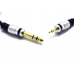 Kabel Jack 3,5/6,3 Stereo 3m VITALCO MK68 Wtyk-Wtyk