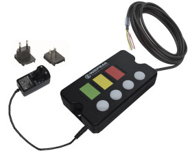 Zestaw sterujący Andon Werma 4 -elementowy akustyczny Bez komponentu sygnalizatora dźwiękowego LED 24 V DC, 90 →