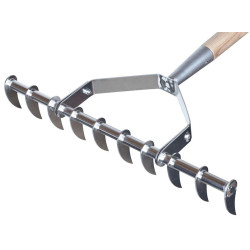 Kent &amp; Stowe 70100902 Stainless Steel Long Handled Scarifying Rake, FSC&#xAE;