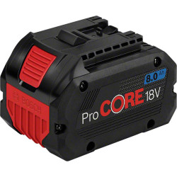 Bosch 2607337306 ProCore Tool Battery 8.0Ah Li-ion ECP Overload Safe