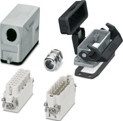 Connector kit, size D25, 16 pole + PE , IP66, 1424464