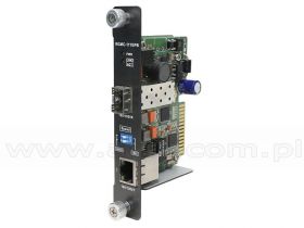 RGMC-111GPB, Media konwerter przemysłowy 1x 100/1000TX (RJ-45) + 1x 100/1000FX (SFP) card type