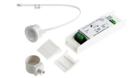 Miniaturowy Detektor Ruchu Pir, 230 V Ac, Zasięg 16 M, Montaż Sufit, O 28Mm,...