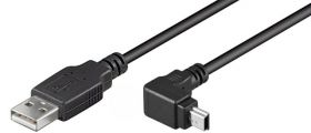 KABEL USB MINI 90°-WT.USB A 1,8M