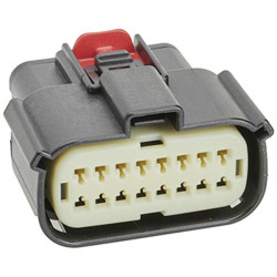 Molex 334721606 Mx150 Female Connector Assembly 16 Circuits Black