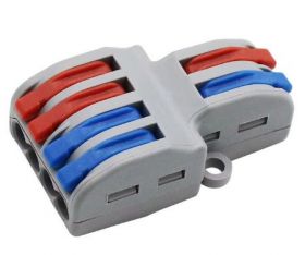 Szybkozłączka elektryczna 2-- 4PIN rozgałęźnik SPL-4