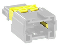 Złącze samochodowe 2-pinowe Molex -rzędowe Męski 10A NSCC Montaż na kablu Połączenie zagniatane Obudowa zagniatana