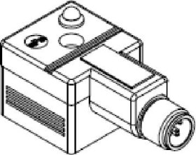 Molex 1210370035 Złącze zaworowe Molex WOD Industrial Solution, A standard, 24 V, IP65, IP67, 1 szt.