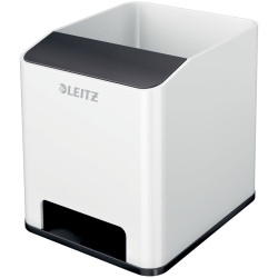 Leitz Sound Pen Holder WOW White &amp; Black