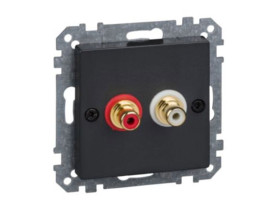 MERTEN Gniazdo audio antracyt system M MTN4350-0414 SCHNEIDER ELECTRIC